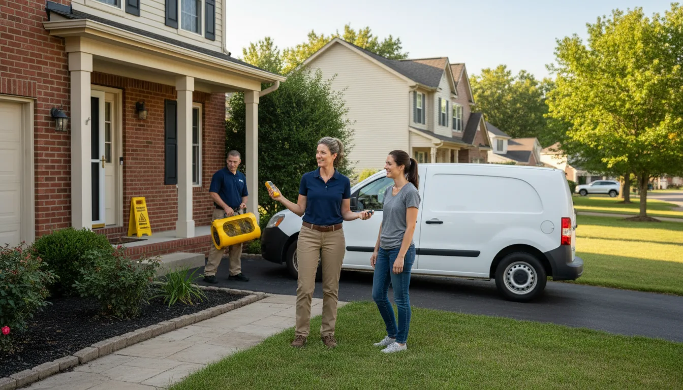 Water restoration image for Home Water Damage Repair in Pelham, TN